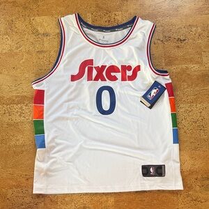 NWT Fanatics White Tyrese Maxey Sixers Jersey